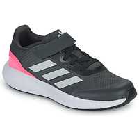 Chaussures Fille Running / trail Adidas Sportswear RUNFALCON 3.0 EL K Gris / Rose