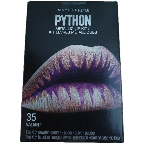 Beauté Femme Palettes maquillage yeux Maybelline New York Kit Rouge à Lèvres Métalliques Python Autres