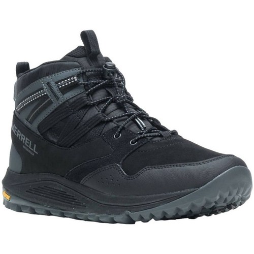 Chaussures Homme Boots Merrell Nova Sneaker Boot Bungee Mid WP Graphite, Noir