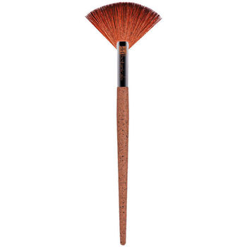 Beauté Pinceaux Dr. Botanicals Fan Brush Bionic Synthetic Hair Recycled Aluminium Coffee & Cor 