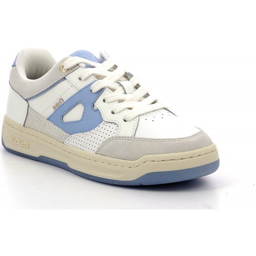 Chaussures Enfant Baskets basses Kickers Kikouak Jr Blanc