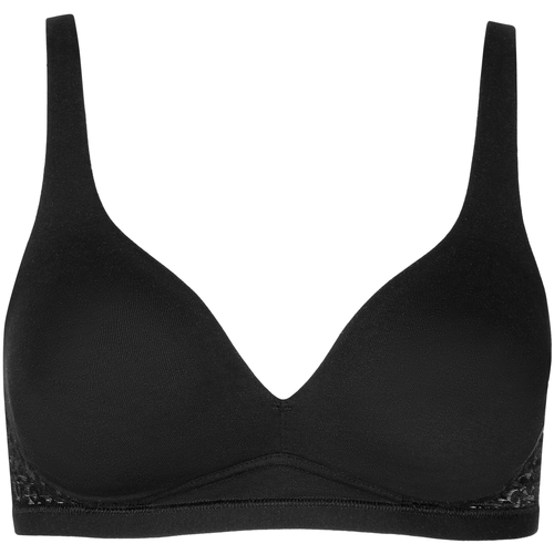 Sous-vêtements Femme Triangles / Sans armatures Lisca Soutien-gorge préformé sans armatures Smooth  Cheek Noir