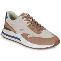 Chaussures Homme Baskets basses BOSS KURT_RUNN_NUPF Beige / Camel / Bleu