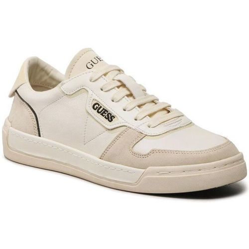 Chaussures Homme Baskets mode Guess STRAVE FM5STV LEA12-WHIWH Blanc