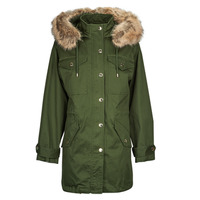 Vêtements Femme Parkas MICHAEL Michael Kors RMVBL FX FUR CLR ANORAK Kaki