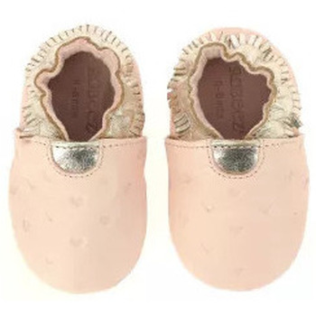 Chaussures Fille Chaussons bébés Robeez CHAUSSON  APPALOOSA Rose