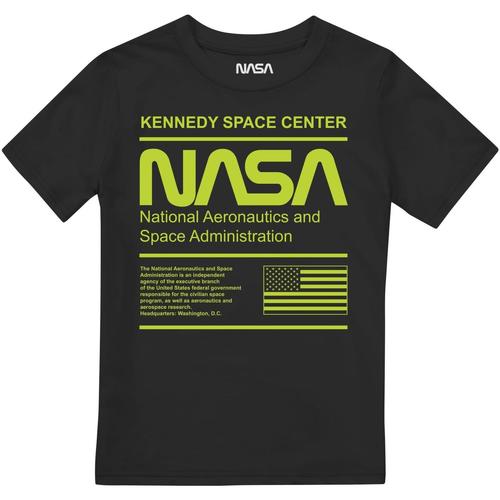 Vêtements Garçon T-shirts manches longues Nasa Mono Kennedy Noir