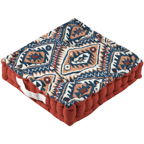 Maison & Déco Coussins Stof Coussin Pouf de sol Louisiane Multicolore