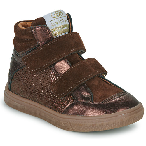 Chaussures Fille Baskets montantes GBB LUCELLA Marron