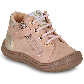 Chaussures Fille Baskets montantes GBB FLEXOO ZIPETTE Rose