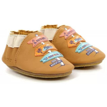 Chaussures Garçon Chaussons bébés Robeez CHAUSSON SEEK ADVENTURE CAMEL Marron