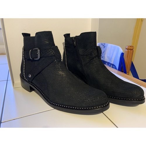 Chaussures Femme Bottines Regard BOTTINES REGARD ROALA Noir