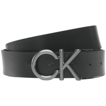 Accessoires textile Homme Ceintures Calvin Klein Jeans Ceinture en cuir homme  Ref 59106 BAX Noir Noir