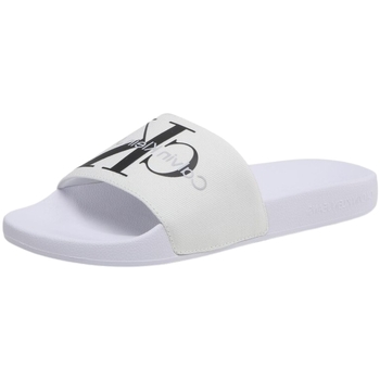 Chaussures Homme Sandales et Nu-pieds Calvin Klein Jeans Mules Homme  Ref 59071 YBR blanc Blanc