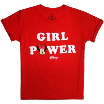 Vêtements Fille T-shirts manches longues Disney Girl Power Rouge