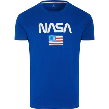 Vêtements Homme T-shirts manches courtes Nasa t-shirt Bleu