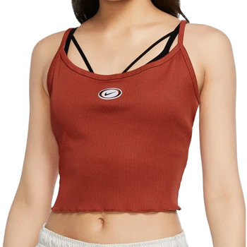 Vêtements Femme Débardeurs / T-shirts sans manche Nike CU5338-895 Marron