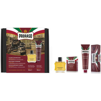 Beauté Homme Soins après-rasage Proraso Barbe Dure Lot De Rasage Classique 