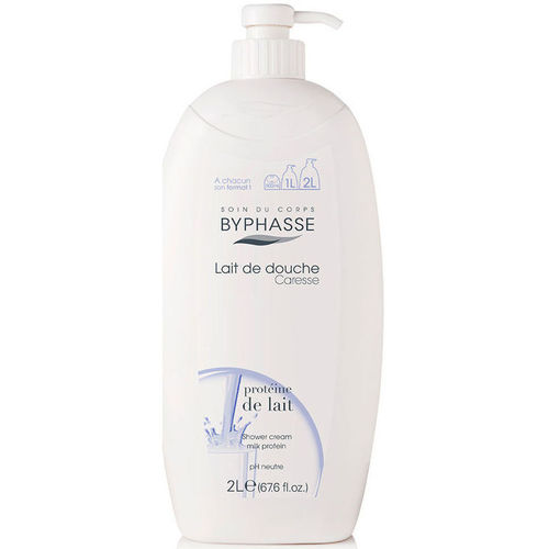 Beauté Produits bains Byphasse Caresse Gel Douche Aux Protéines De Lait 