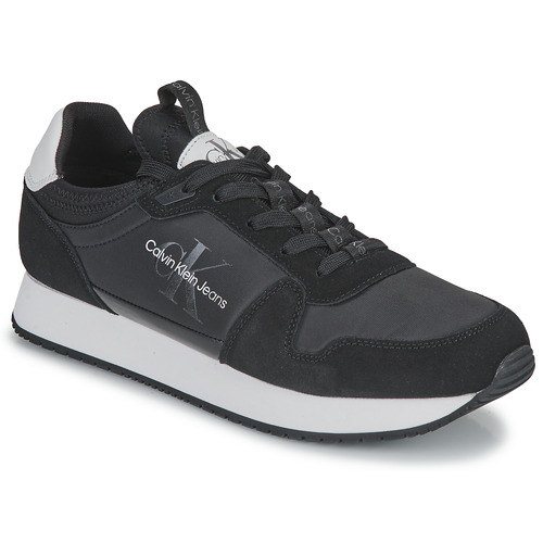 Chaussures Homme Baskets basses Calvin Klein Jeans RETRO RUNNER LACEUP REFL Noir