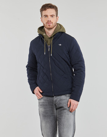 Vêtements Homme Blousons Gant QUILTED WINDCHEATER Marine