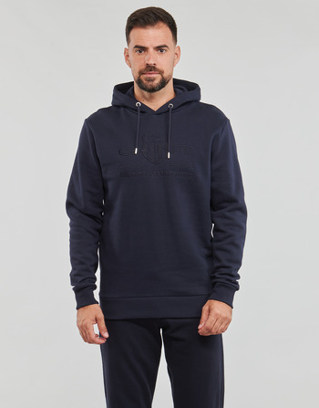 Vêtements Homme Sweats Gant REG TONAL SHIELD HOODIE Marine