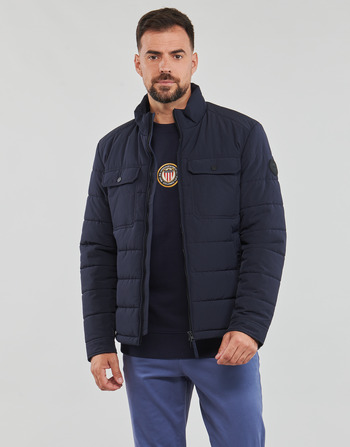 Vêtements Homme Blousons Gant CHANNEL QUILTED JACKET Marine