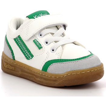 Chaussures Garçon Baskets basses Kickers Kouic Vert