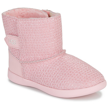 Chaussures Fille Boots UGG KEELAN GEL HEARTS Rose