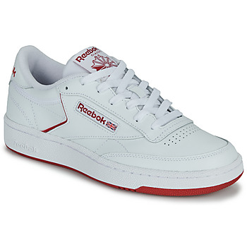 Chaussures Baskets basses Reebok Classic CLUB C 85 Blanc / Rouge