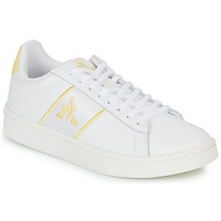 Chaussures Femme Baskets basses Le Coq Sportif CLASSIC SOFT W Blanc / Jaune