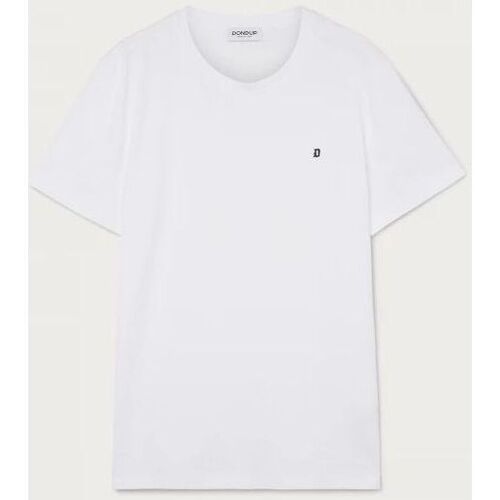 Vêtements Homme T-shirts & Polos Dondup US198 JF0271U ZL4-000 Blanc