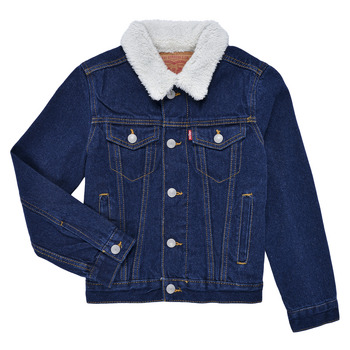 Vêtements Garçon Vestes en jean Levi's LVN SHERPA TRUCKER Bleu brut