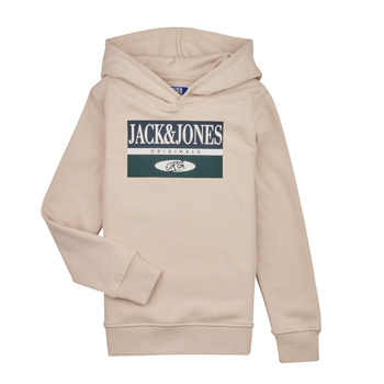 Vêtements Garçon Sweats Jack & Jones JORARTHUR SWEAT HOOD SN Blanc