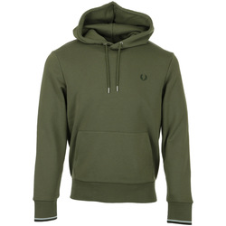 Vêtements Homme Sweats Fred Perry Tipped Hooded Sweatshirt Vert