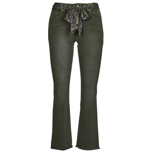 Vêtements Femme Jeans flare / larges Freeman T.Porter NORMA CALIFORNIA Kaki