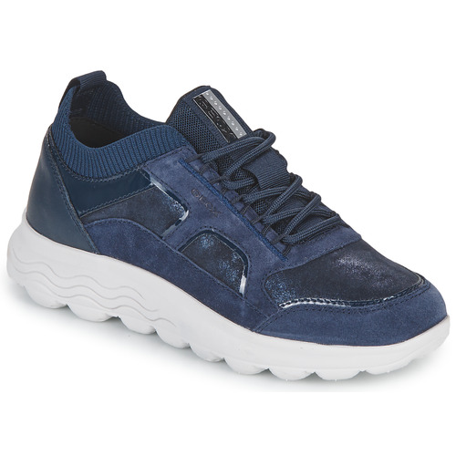 Chaussures Femme Baskets basses Geox D SPHERICA C Bleu