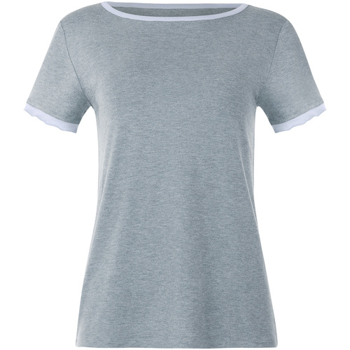 Vêtements Femme Pyjamas / Chemises de nuit Lisca Haut pyjama t-shirt manches courtes Laura Gris