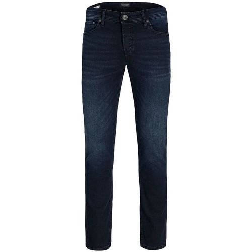 Vêtements Homme Jeans Jack & Jones 12223470 GLENN-BLUE DENIM Noir