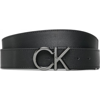 Accessoires textile Homme Ceintures Calvin Klein Jeans Ceinture en cuir Noir