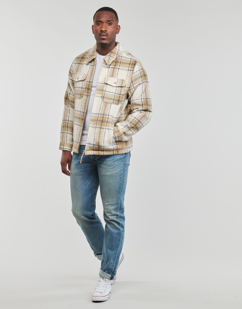 Scotch & Soda Wool-Blend Zip-Thru Check Overshirt