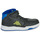 Chaussures Garçon Baskets montantes Kappa OSCAR MID KID EV Noir / Bleu / Jaune