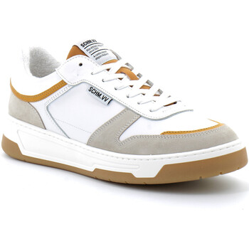 Chaussures Homme Baskets mode Schmoove Baskets basses en cuir pour homme Smatch Sneaker Blanc