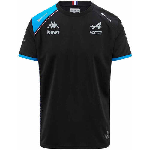 Vêtements Garçon T-shirts manches courtes Kappa T-Shirt Abolim BWT Alpine F1 Team 2023  Noir Noir