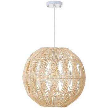 Maison & Déco Lustres / suspensions et plafonniers Unimasa Lustre en Rotin Beige