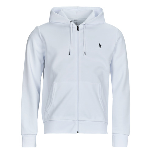 Vêtements Homme Sweats Polo Ralph Lauren SWEATSHIRT ZIPPE EN DOUBLE KNIT TECH Blanc