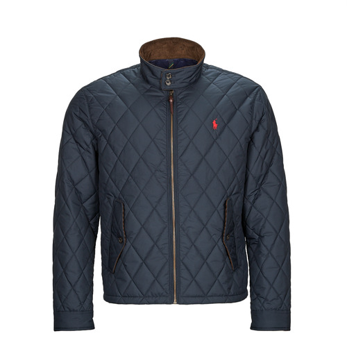 Vêtements Homme Blousons Polo Ralph Lauren VESTE MATELASSEE ZIPPEE Marine