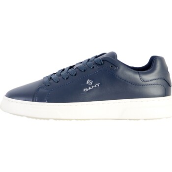 Chaussures Homme Baskets basses Gant Basket Plate Cuir Joree Marine