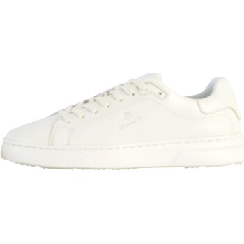 Chaussures Homme Baskets basses Gant Basket Plate Cuir Joree Blanc