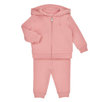 Vêtements Fille Ensembles enfant Polo Ralph Lauren LSFZHOOD-SETS-PANT SET Rose